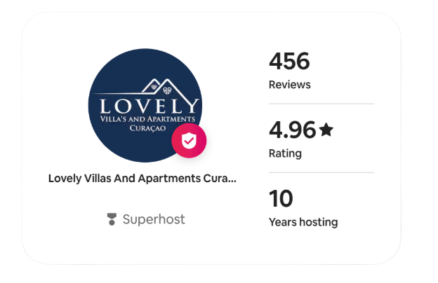 Airbnb Lovely Villas and Apartments Curacao - Super Host 5-Star Rating